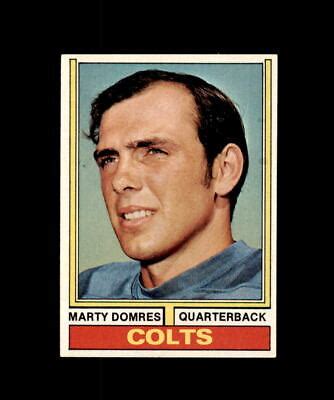 Topps Football Card Baltimore Colts Marty Domres Nr Mint Mint