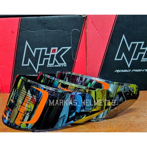 Jual Flat Visor Nhk Rx Gp Kaca Helm Nhk Flat Rx Gp