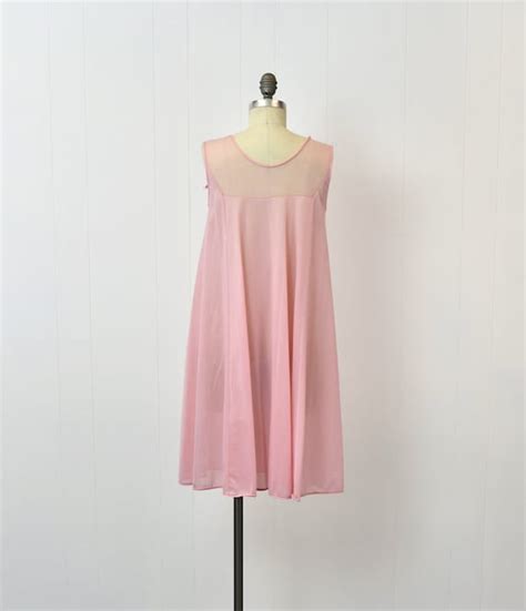S Pink Lingerie Nightgown Pinup Boudoir Henson Ki Gem