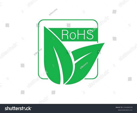 Rohs Icon Leaves Vector Illustration Stock Vector (Royalty Free) 2141692579 | Shutterstock