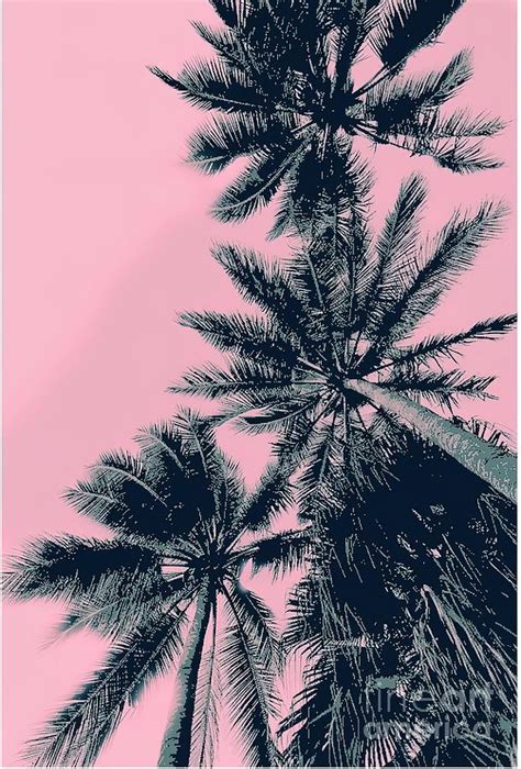 Tropical Palm Leaves Painting By Harrison Brown Fine Art America