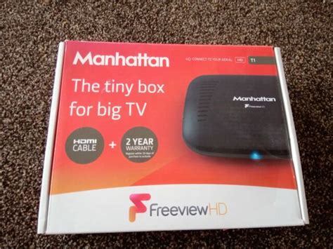 Manhattan T1 Freeview HD TV Receiver Black For Sale Online EBay