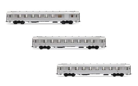 Voitures 2 Rails Coffret de 2 voitures VSE livrée orange C1 logo SNCF