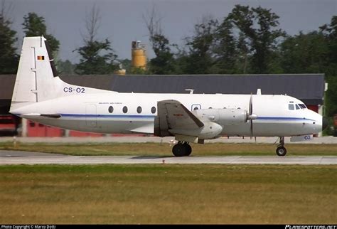 CS-02 Belgian Air Force Hawker Siddeley HS 748 Photo by Marco Dotti ...