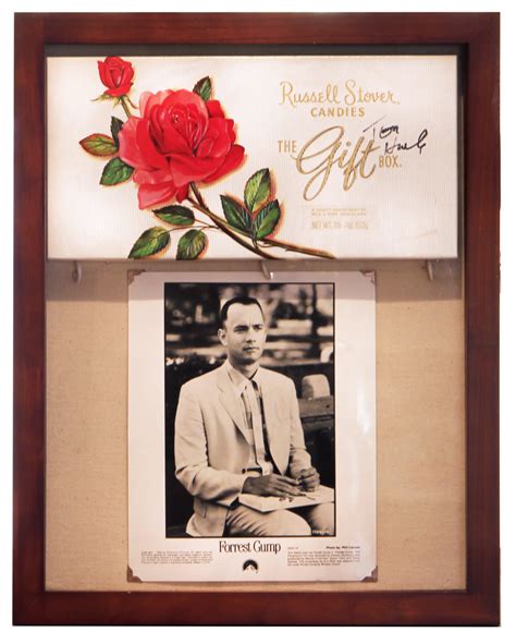 Lot Detail - Forrest Gump Screen Used Iconic Box of Chocolates Prop also Signed by Tom Hanks