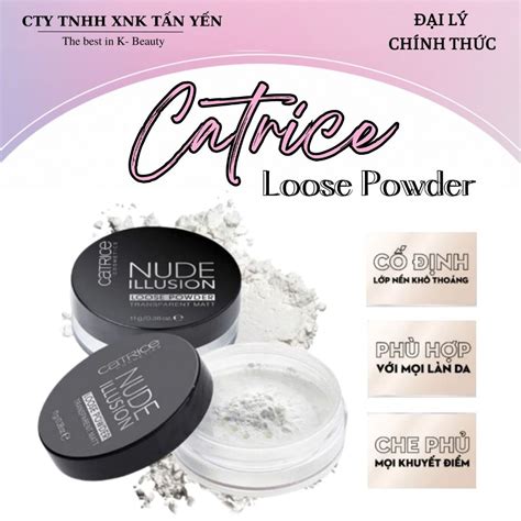 Phấn Phủ Bột Kiềm Dầu Catrice Nude Illusion Loose Powder Transparent ...