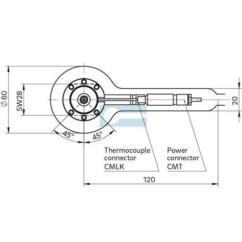 Valve gate nozzle type 5NHT GÜNTHER hot runner system design