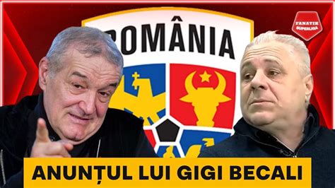 Domnu Becali IL PUNEM PE SUMUDICA LA NATIONALA Reactia PATRONULUI