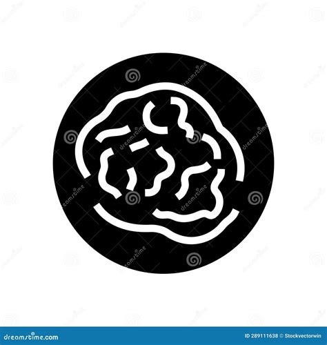 Unexplained Bruising Disease Symptom Glyph Icon Vector Illustration