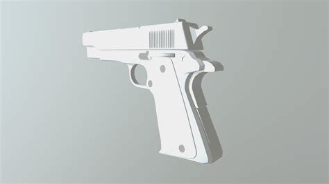 Pistol - Download Free 3D model by YahyaAbdulMajeed [7c3bcfc] - Sketchfab