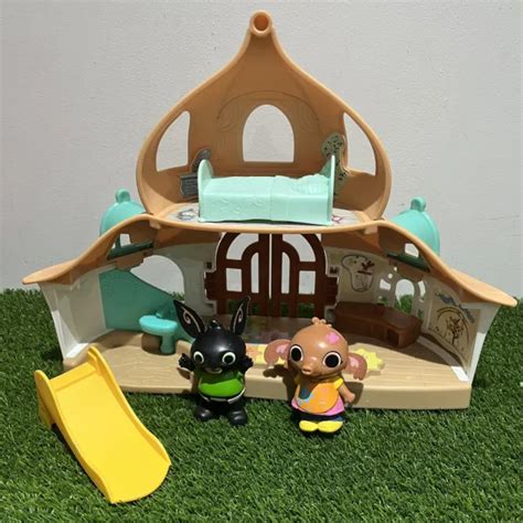 Bing Bunny Sula Nursery House Toy Playset With Figures Rare Cbeebies