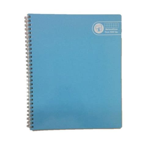 CUADERNO UNIVERSITARIO 100 HJS LISO COLOR TAPA DURA ESPIRAL DOBLE 7MM