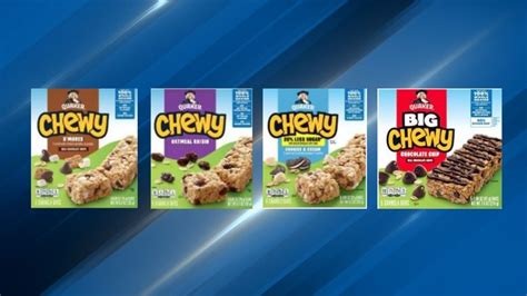 Quaker Oats Recalls Multiple Granola Bars Granola Cereals Due To