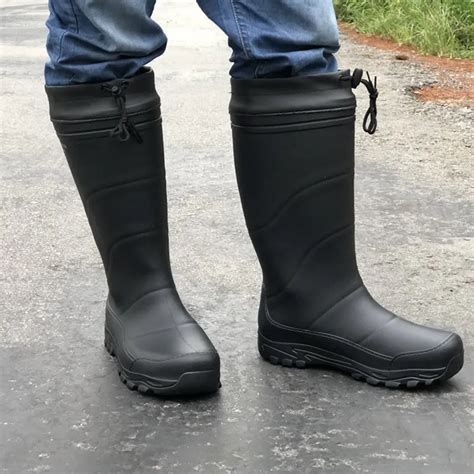 Bottes De Pluie En Mousse L G Res Pour La P Che Chaussures De P Che