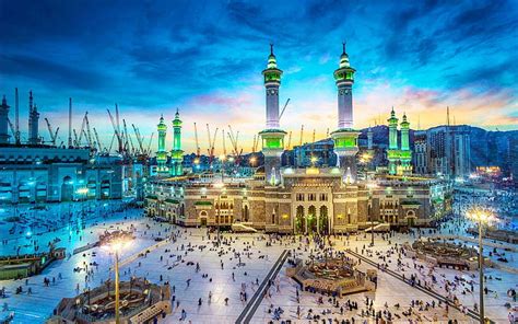 Kaba In Al Masjid Al Haram Al Kaaba Al Musharrafah Gran Makkah Fondo