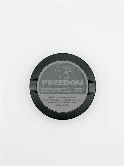 Edition 005 Freedom Metal Zyn Can Custom Zyn Container Metal Snus