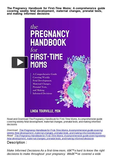 Ppt Read Pdf The Pregnancy Handbook For First Time Moms A Comprehensive Guide Covering