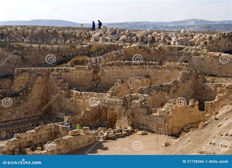 Herod The Great Palace In Sebastia, Samaria Royalty-Free Stock Image ...