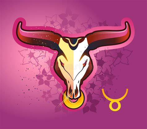 Taurus Zodiac Sign Stock Vector Illustration Of Design 167466973