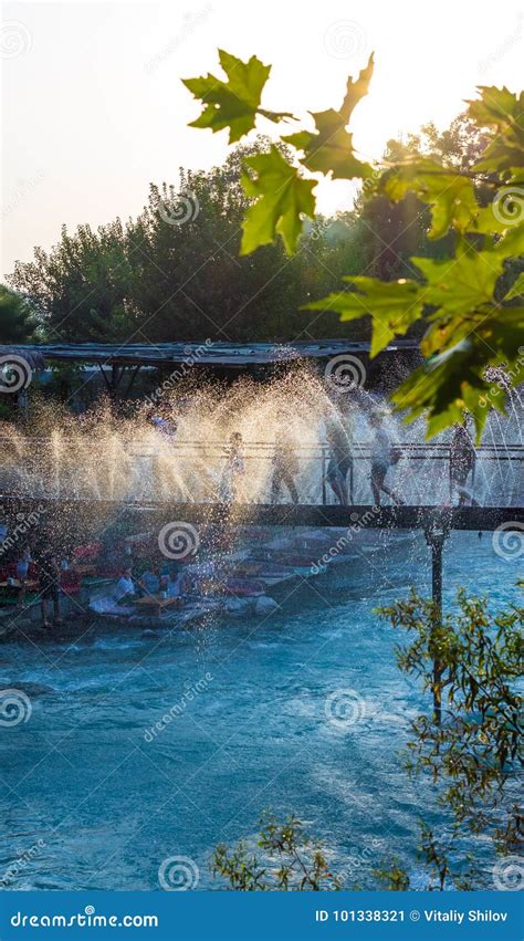 Canyon Saklikent Entrance Xanthos River In Taurus Mountains Stock