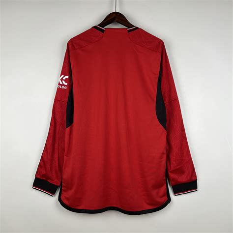 Manchester United Home Long Sleeve Stadium Version Grade A