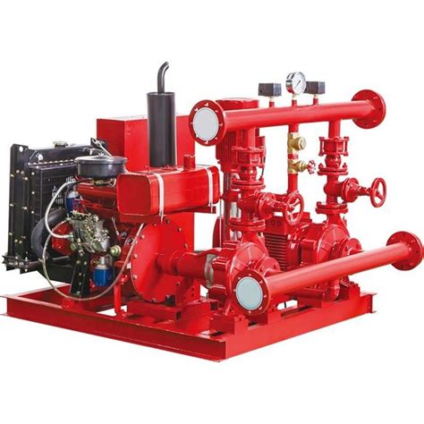 Edj Series Fire Fighting System With Electric Diesel And Jockey Pump