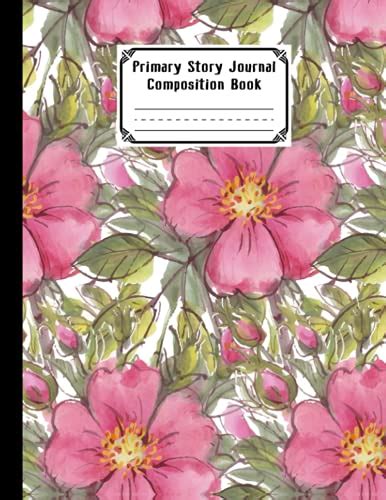 Primary Story Journal Composition Book Primary Story Journal Floral