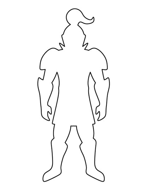 Knights clipart outline knight, Knights outline knight Transparent FREE ...