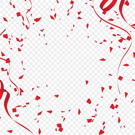 Confetti Celebration Party Vector Design Images Red Celebration With