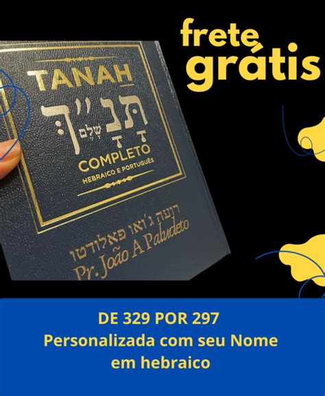 Biblia Hebraico Portugues Tanah Culturaisraelshop