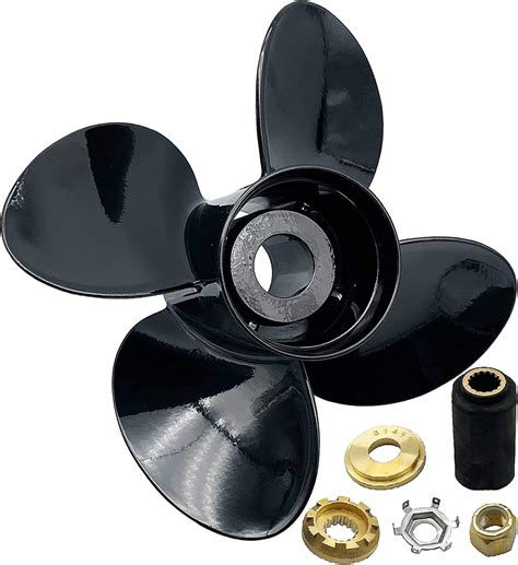 Polaflex Interchangeable Blades Aluminum Outboard Propeller Boat Prop