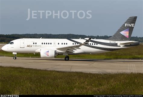 9H FIVE Airbus A220 100 ACJ Comlux Aviation Malta Stephane