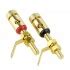 ELECAUDIO BP 209 24K Gold Plated Binding Post Ø19mm Pair Audiophonics