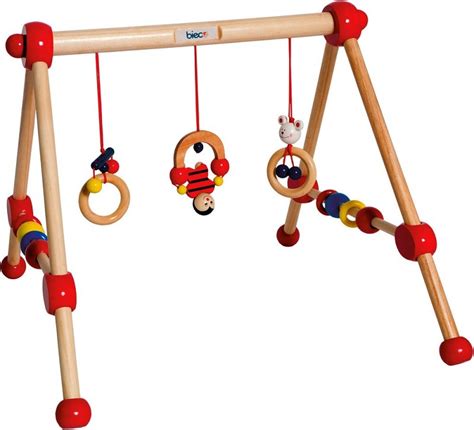 Bieco My First Gym Holz Spielb Gen Krabbeldecken Baby Und