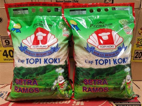 Beras Cap Topi Koki Setra Ramos 5kg Lazada Indonesia