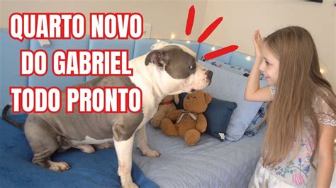 REFORMA FINALIZADA MOSTRAMOS TODO O QUARTO DO GABRIEL Vlog