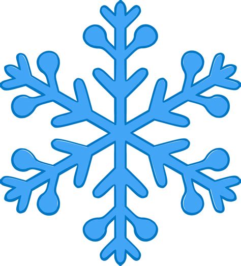 blue snowflakes - Clip Art Library