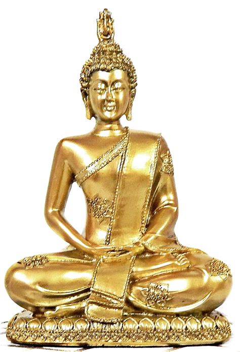 Buy Bellaa Buddha Statue Sitting Blessing Meditating Dhyana Mudra