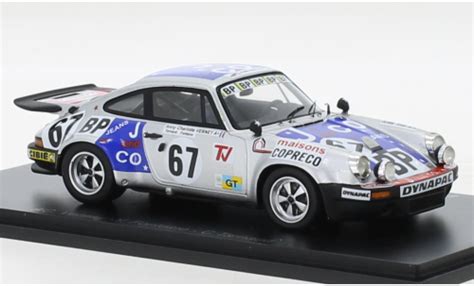 Miniature Porsche 930 RS 1 43 Spark 911 3 0 No 67 24h Le Mans 1975