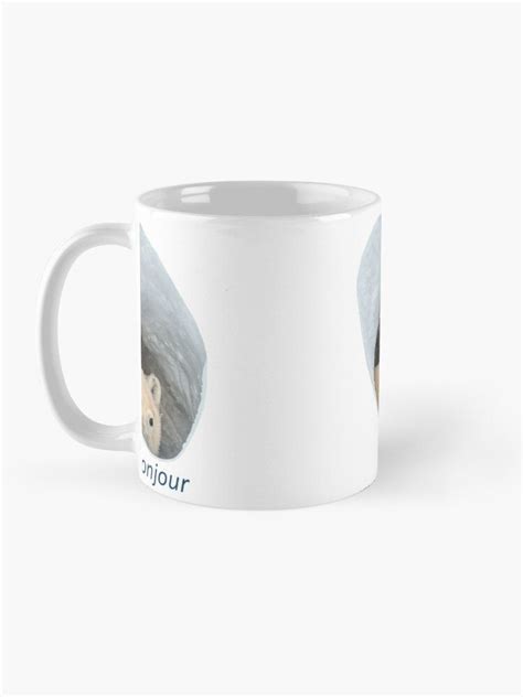 Bonjour Polar Bear Meme Coffee Mug