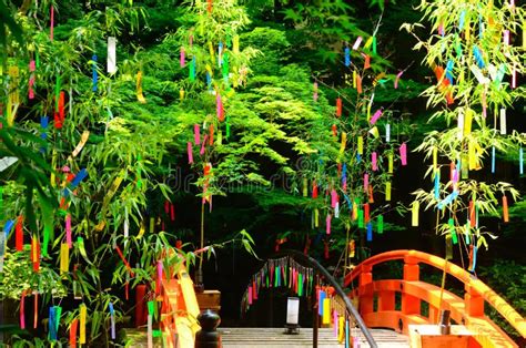 Tanabata Japanese Event On Summer Kyoto Japan Stock Photo Image Of