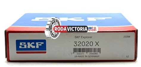 SKF GERMANY 32020 X TAPERED ROLLER BEARING 100x150x32mm - Rodavictoria USA