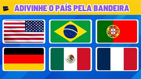 ADIVINHE O PAÍS PELA BANDEIRA QUIZ mundoquiz quiz perguntas YouTube