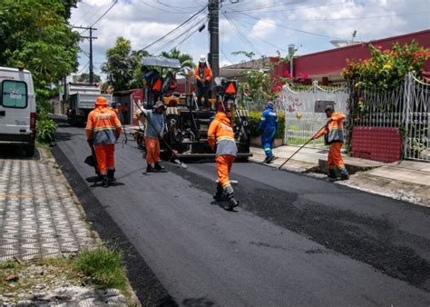 Prefeitura Leva Asfalta Manaus Ao Parque 10 De Novembro E Recupera