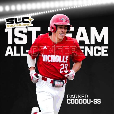 Nicholls Baseball On Twitter Parker Coddou And His Golden