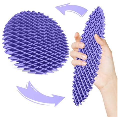 Антистрес Губка для рук Іграшка Fidget Worm фіолетовий – фото, відгуки ...