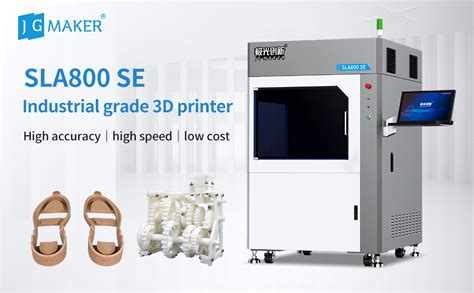 JG MAKER Industrial SLA 3D Printer SLA 800SE Large Print Volume Up to ...