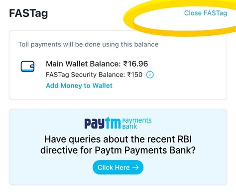 How To Change FASTag From Paytm To HDFC