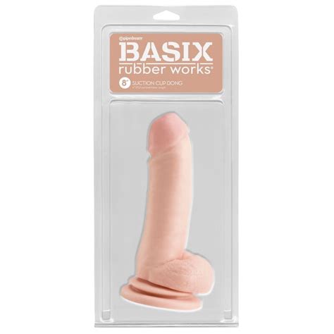 BASIX PENE DE GELATINA SUCCION NATURAL 18 CM Seductime Sex Shop