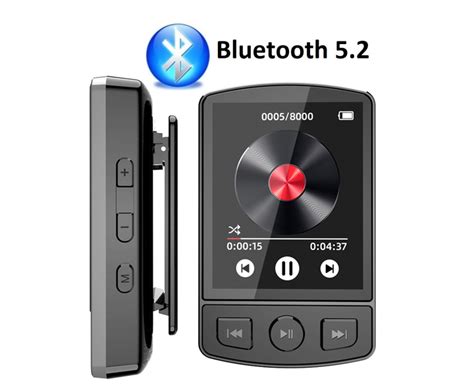 MP3 Плеер Rock Star M9 Bluetooth HI FI с клипсой и внешним динамиком ...